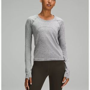 Lululemon Swiftly Tech Long Sleeve 8 Grey Full Length